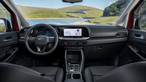 Ford Tourneo Connect yeni döşeme ve malzemelerle yeniden tasarlanan iç tasarım